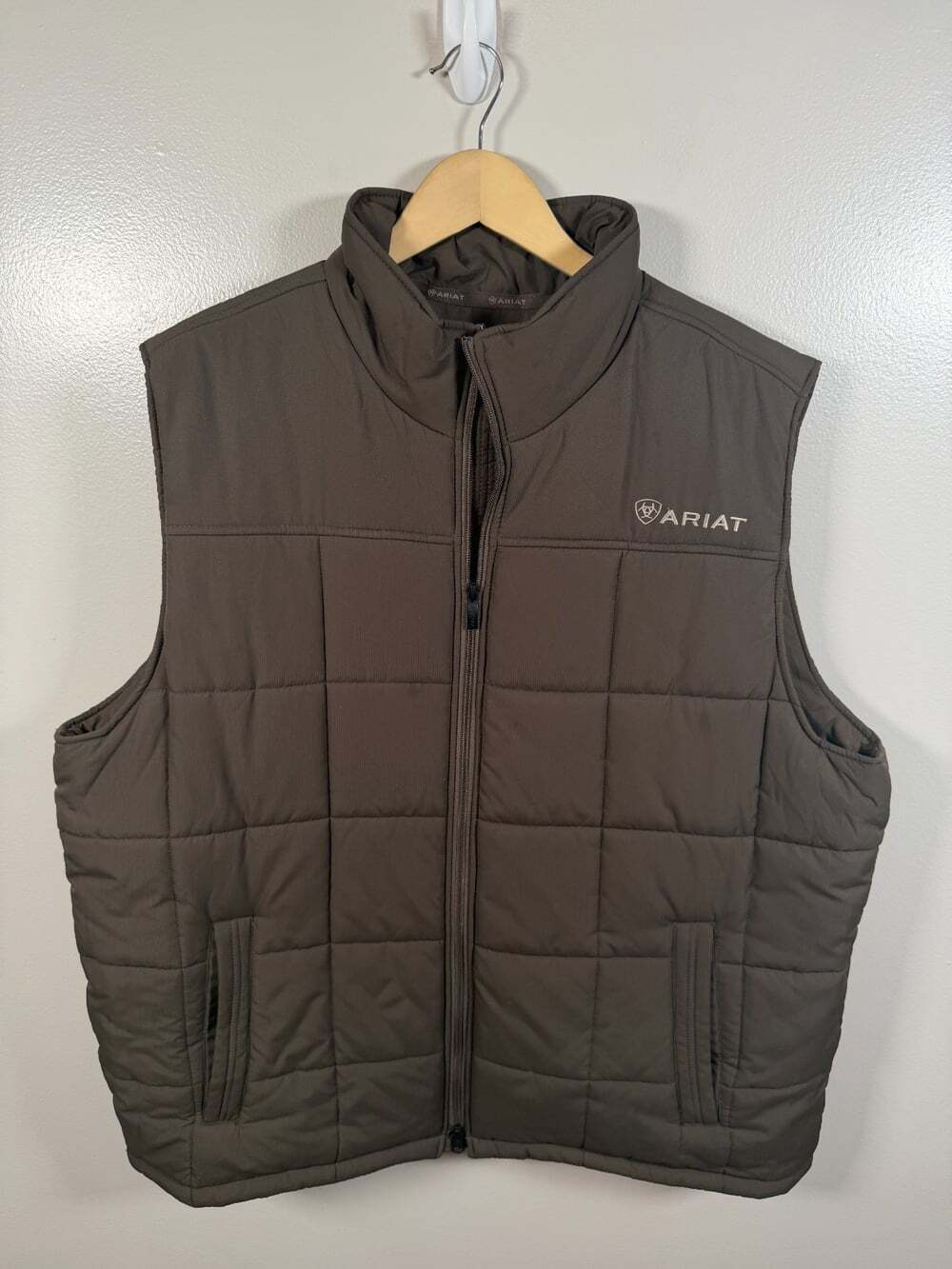 Ariat Crius Insulated Vest Size XXL Concelaed Carry Banyan Brown Puffer Western